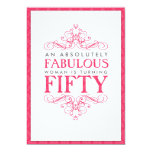 Absolutely Fabulous 50th Birthday Party Invitation