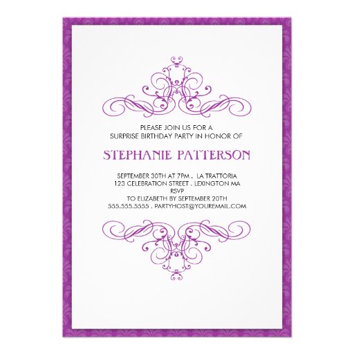 Absolutely Fabulous 50th Birthday Party Invitation