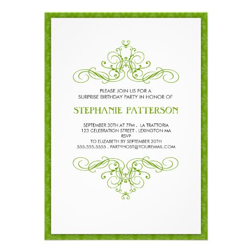 Absolutely Fabulous 50th Birthday Party Invitation
