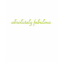 absolutely fabulous logo on back t-shirts