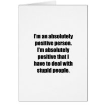 Absolutely Positive Person Card