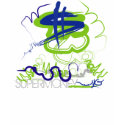 AbsoMean SUPERMONEY t-shirts by BLACKMONEY AbsoMean SUPERMONEY t-shirts
