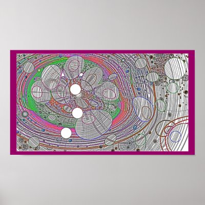 Absorption Poster by 3DMOONMAN