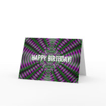 Abstact 4 birthday cards
