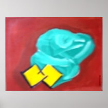 Abstact Acrylic Painting Posters