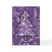 Abstact Christmas Tree Card