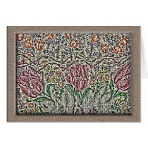 Abstact Flower Design Card-All Occasion