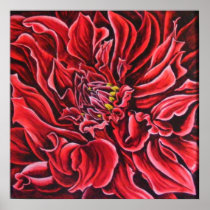 abstact flower posters