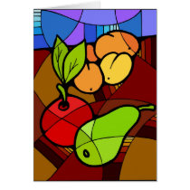 Abstact Fruit Card-All Occasion