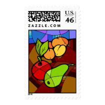 Abstact Fruit Postage