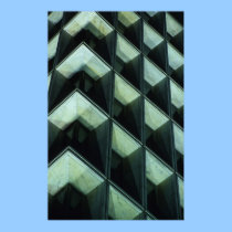 Abstact Windows at Dusk posters