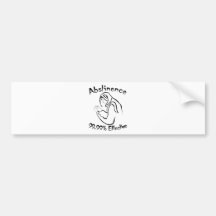 Abstinence 99.99% Effective Bumper Stickers