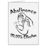 Abstinence 99.99% Effective Cards