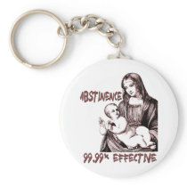 Abstinence:  99.99% Effective Key Chain