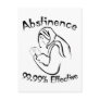 Abstinence 99.99% Effective Postcards