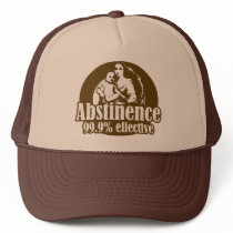 Abstinence 99% Effective Religious Humor hats