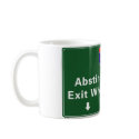 Abstinence Ave. mugs by waitwear Abstinence Ave. mugs