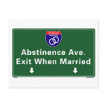 Abstinence Ave. Post Card