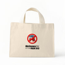 Abstinence first but if it fails - Palin 2012 Canvas Bag