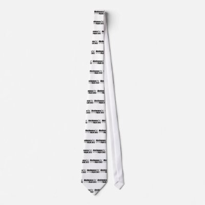 Abstinence first but if it fails - Palin 2012 Custom Ties by AntiRepublican