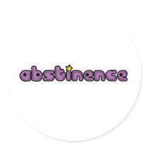 Abstinence Sticker
