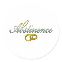 Abstinence stickers