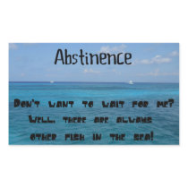 Abstinence... Rectangle Stickers