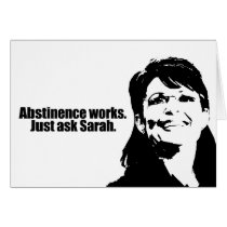 Abstinence works - ask Sarah cards