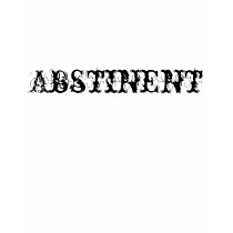 Abstinent T-Shirt-Women's by mannybell Abstinent T-Shirt-Women's