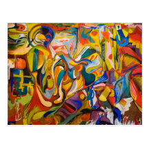 abstraCodAction Postcard