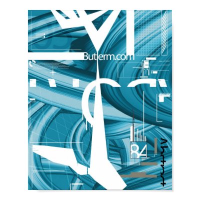 abstract1 poster by butlertotheb
