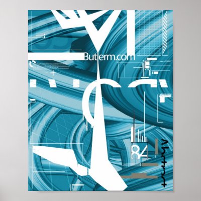 abstract1 poster by butlertotheb
