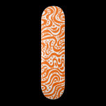 Abstract 041211v2 - Orange on White skateboards