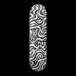 Abstract 041211v2 - White on Black skateboards