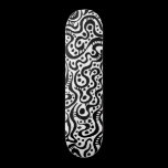 Abstract 041211v3 - Black on Wood skateboards