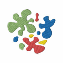 Abstract 0686 embroidered shirts