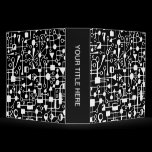 Abstract 090112 - White in Black binders