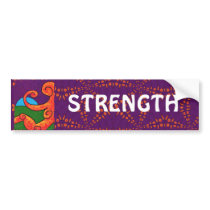 Abstract 1-6-10 Bumper Sticker