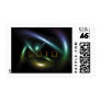 Abstract 2010 design postage stamps