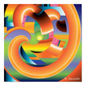Abstract 2: Sunburst Horizon posters