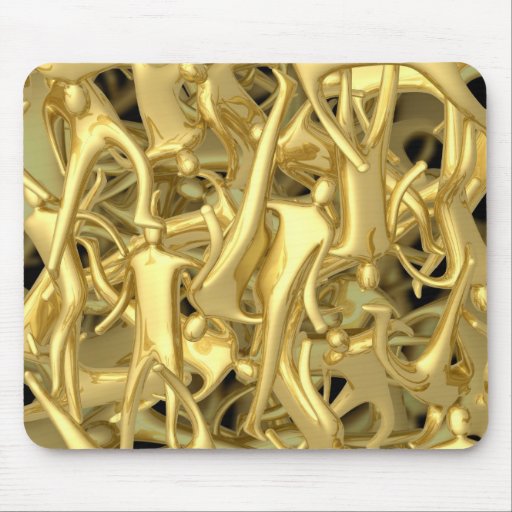 Abstract 3d people mousepad