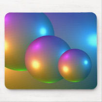 Abstract 3d Spheres mousepads