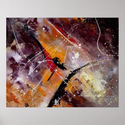 abstract 45 genette poster by pledent