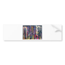 abstract#5 bumper stickers
