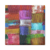 Abstract #8 refrigerator magnets