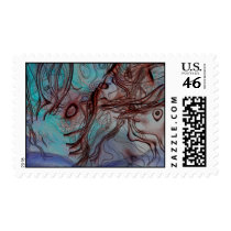 Abstract #96i postage stamp