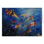abstract 97 greeting card