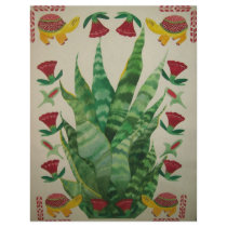 abstract aloe turtles & tulips flyers