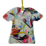 Abstract Aloha Shirt ornaments
