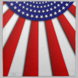 Abstract American Flag Cloth Napkin